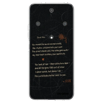 Picasee silikonowe przeźroczyste etui na Honor Magic5 Lite 5G - POET