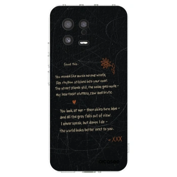 Picasee silikonowe przeźroczyste etui na Xiaomi 13 - POET