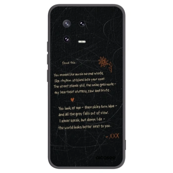 Picasee silikonowe czarne etui na Xiaomi 13 Pro - POET