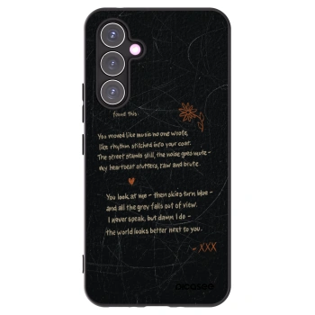 Picasee silikonowe czarne etui na Samsung Galaxy A54 5G A546B - POET