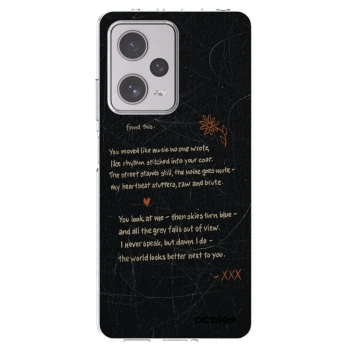 Picasee silikonowe przeźroczyste etui na Xiaomi Redmi Note 12 Pro+ 5G - POET