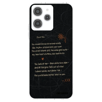 Picasee silikonowe przeźroczyste etui na Xiaomi Redmi 12 4G - POET