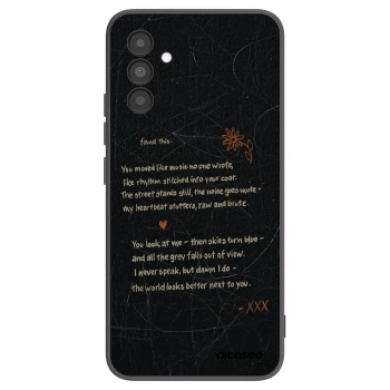 Picasee silikonowe czarne etui na Samsung Galaxy A04s A047F - POET