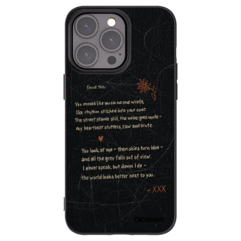 Picasee silikonowe czarne etui na Apple iPhone 15 Pro Max - POET