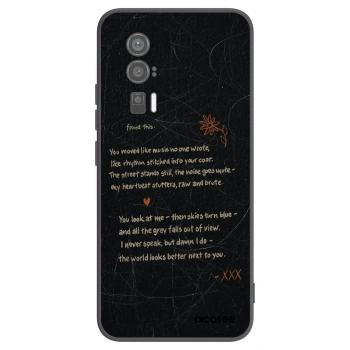 Picasee silikonowe czarne etui na Xiaomi Poco F5 Pro 5G - POET