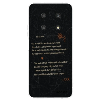 Picasee silikonowe przeźroczyste etui na Honor Magic4 Lite 5G - POET