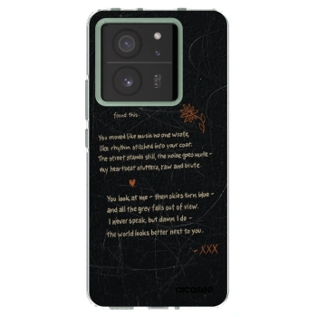 Picasee silikonowe przeźroczyste etui na Xiaomi 13T Pro - POET