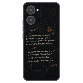 Picasee silikonowe czarne etui na Realme 10 4G - POET