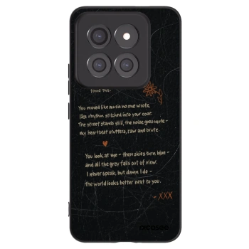 Picasee silikonowe czarne etui na Xiaomi 14 Pro - POET