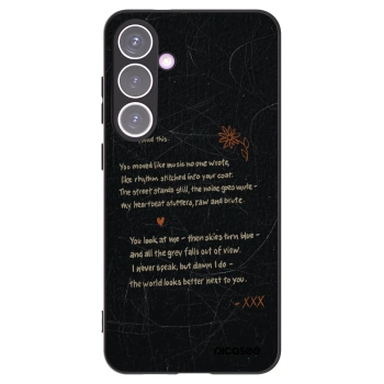 Picasee silikonowe czarne etui na Samsung Galaxy S24+ S926B 5G - POET