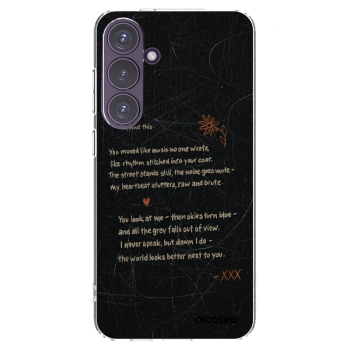 Picasee silikonowe przeźroczyste etui na Samsung Galaxy S24+ S926B 5G - POET