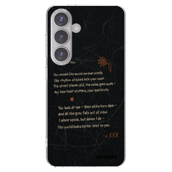 Picasee silikonowe przeźroczyste etui na Samsung Galaxy S24 S921B 5G - POET