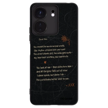 Picasee silikonowe czarne etui na Xiaomi Redmi 13C 4G - POET