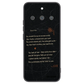 Picasee silikonowe czarne etui na Realme 11 Pro+ - POET