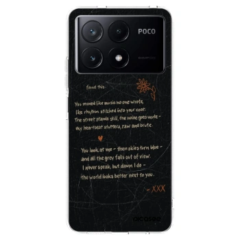 Picasee silikonowe przeźroczyste etui na Xiaomi Poco X6 Pro - POET