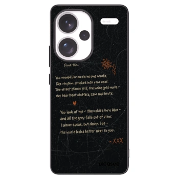 Picasee silikonowe czarne etui na Xiaomi Redmi Note 13 Pro+ 5G - POET