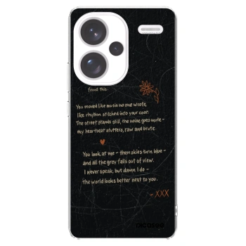 Picasee silikonowe przeźroczyste etui na Xiaomi Redmi Note 13 Pro+ 5G - POET
