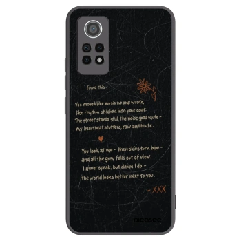 Picasee silikonowe czarne etui na Xiaomi Redmi Note 12 Pro 4G - POET
