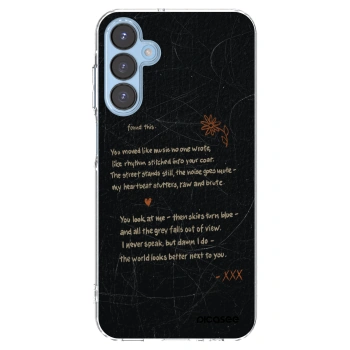 Picasee silikonowe przeźroczyste etui na Samsung Galaxy A15 A156B 5G - POET