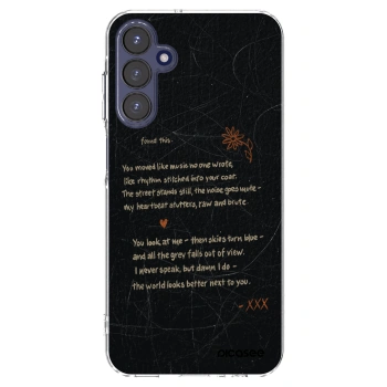 Picasee silikonowe przeźroczyste etui na Samsung Galaxy A15 A155F 4G - POET