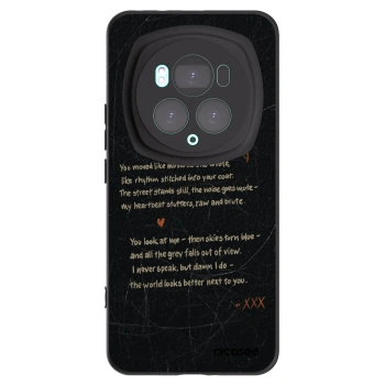 Picasee silikonowe czarne etui na Honor Magic6 Pro - POET