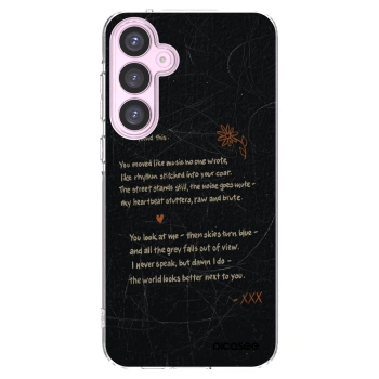 Picasee silikonowe przeźroczyste etui na Samsung Galaxy A55 5G A556B - POET
