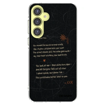 Picasee silikonowe przeźroczyste etui na Samsung Galaxy A35 5G A356B - POET