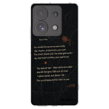 Picasee silikonowe przeźroczyste etui na Xiaomi Redmi Note 13 Pro 4G - POET