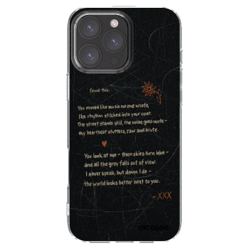 Picasee silikonowe przeźroczyste etui na Apple iPhone 16 Pro Max - POET