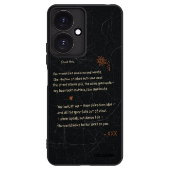 Picasee silikonowe czarne etui na Xiaomi Redmi 13C 5G - POET