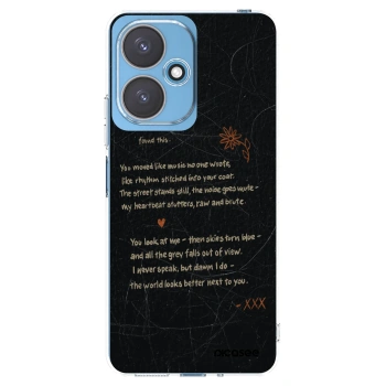 Picasee silikonowe przeźroczyste etui na Xiaomi Redmi 13C 5G - POET