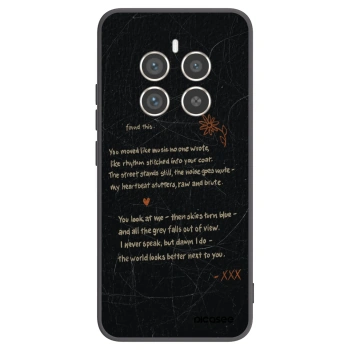 Picasee silikonowe czarne etui na Realme 12 Pro 5G - POET