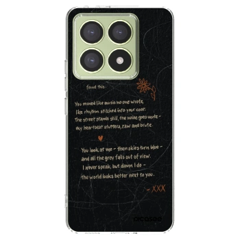 Picasee silikonowe przeźroczyste etui na Xiaomi 14T - POET