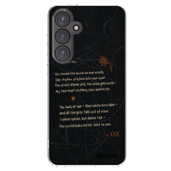 Picasee silikonowe przeźroczyste etui na Samsung Galaxy S24 FE S721B - POET