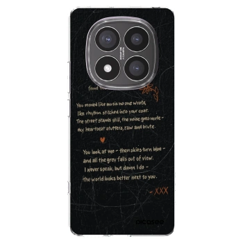 Picasee silikonowe przeźroczyste etui na Xiaomi Redmi Note 14 Pro+ 5G - POET