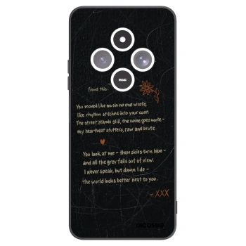 Picasee silikonowe czarne etui na Xiaomi Redmi 14C - POET