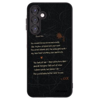 Picasee silikonowe czarne etui na Samsung Galaxy A16 5G - POET