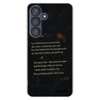 Picasee silikonowe przeźroczyste etui na Samsung Galaxy S25 5G - POET