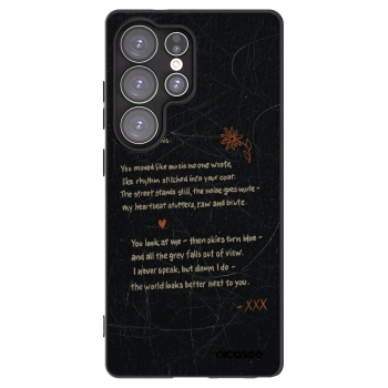 Picasee silikonowe czarne etui na Samsung Galaxy S25 Ultra 5G - POET