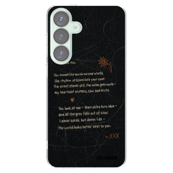 Picasee silikonowe przeźroczyste etui na Samsung Galaxy S25+ 5G - POET