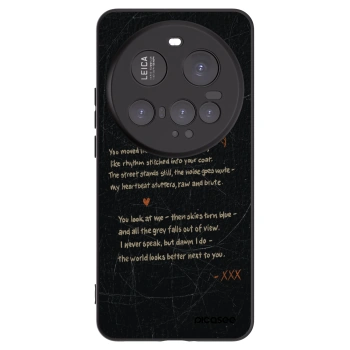 Picasee silikonowe czarne etui na Xiaomi 15 Ultra - POET