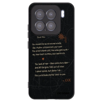 Picasee silikonowe czarne etui na Xiaomi 15 - POET