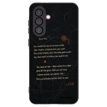 Picasee silikonowe czarne etui na Samsung Galaxy A36 5G - POET