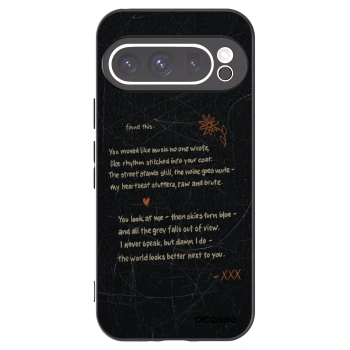 Picasee silikonowe czarne etui na Google Pixel 9 Pro - POET