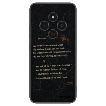 Picasee silikonowe czarne etui na Xiaomi Poco C75 - POET
