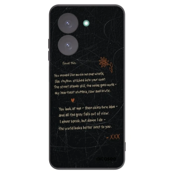 Picasee silikonowe czarne etui na Xiaomi Redmi A5 - POET