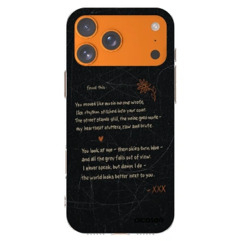 Picasee silikonowe przeźroczyste etui na Apple iPhone 17 Pro Max - POET