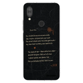 Picasee silikonowe przeźroczyste etui na Xiaomi Redmi 7 - POET