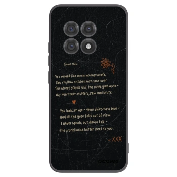 Picasee silikonowe czarne etui na OnePlus 13R 5G - POET