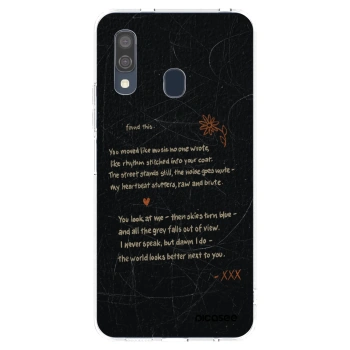 Picasee silikonowe przeźroczyste etui na Samsung Galaxy A40 A405F - POET